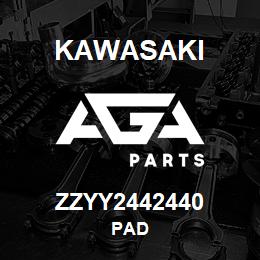 ZZYY2442440 Kawasaki PAD | AGA Parts