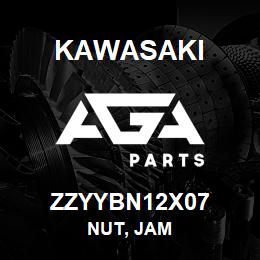 ZZYYBN12X07 Kawasaki NUT, JAM | AGA Parts