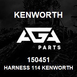 150451 Kenworth HARNESS 114 KENWORTH REV. B | AGA Parts