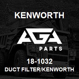 18-1032 Kenworth DUCT FILTER/KENWORTH #534510 | AGA Parts