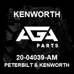 20-04039-AM Kenworth PETERBILT & KENWORTH COMPRES | AGA Parts