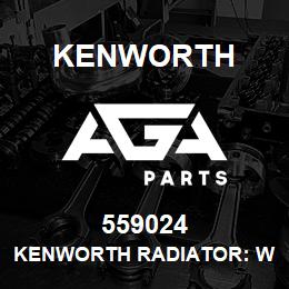 559024 Kenworth KENWORTH RADIATOR: W900B W900L W900S | AGA Parts