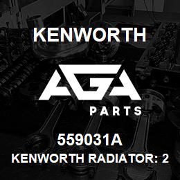 559031A Kenworth KENWORTH RADIATOR: 2006 - 2011 T660: 2008 - 2015 W | AGA Parts
