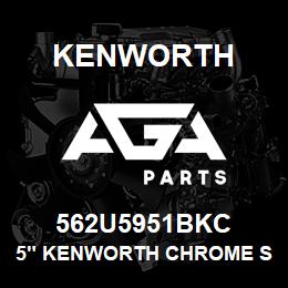 562U5951BKC Kenworth 5" KENWORTH CHROME STACK MOUNT BRACKET | AGA Parts