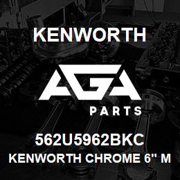 562U5962BKC Kenworth KENWORTH CHROME 6" MUFFLER EXHAUST BRACKET | AGA Parts