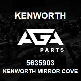 5635903 Kenworth KENWORTH MIRROR COVER BLACK LH | AGA Parts
