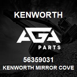 56359031 Kenworth KENWORTH MIRROR COVER RH BLACK | AGA Parts