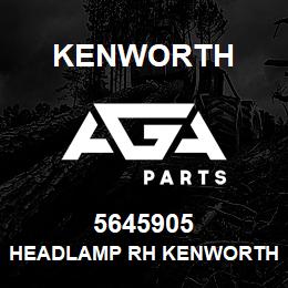 5645905 Kenworth HEADLAMP RH KENWORTH | AGA Parts
