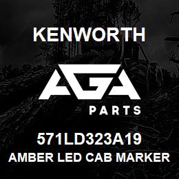 571LD323A19 Kenworth AMBER LED CAB MARKER LAMP BULLET KENWORTH | AGA Parts