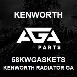 58KWGASKETS Kenworth KENWORTH RADIATOR GASKET: W9 | AGA Parts