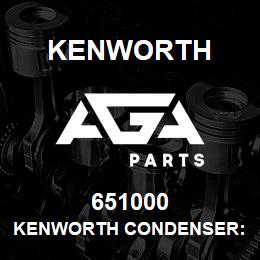 651000 Kenworth KENWORTH CONDENSER: 1989-199 | AGA Parts