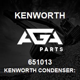651013 Kenworth KENWORTH CONDENSER: 1995-200 | AGA Parts