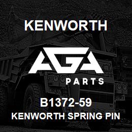 B1372-59 Kenworth KENWORTH SPRING PIN THREADED | AGA Parts