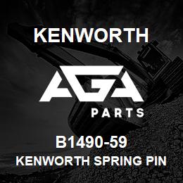 B1490-59 Kenworth KENWORTH SPRING PIN THREADED | AGA Parts