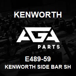 E489-59 Kenworth KENWORTH SIDE BAR SHACKLE | AGA Parts