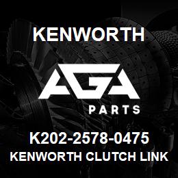K202-2578-0475 Kenworth KENWORTH CLUTCH LINKAGE ROD | AGA Parts