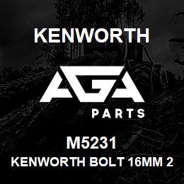 M5231 Kenworth KENWORTH BOLT 16MM 2"X 290MM | AGA Parts