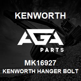 MK16927 Kenworth KENWORTH HANGER BOLT KIT AG | AGA Parts