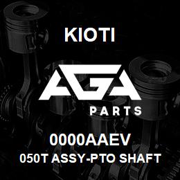 0000AAEV Kioti 050T ASSY-PTO SHAFT W-HARDWARE 48-60 | AGA Parts
