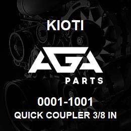 0001-1001 Kioti QUICK COUPLER 3/8 IN FEMALE DNR V | AGA Parts