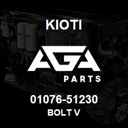 01076-51230 Kioti BOLT V | AGA Parts