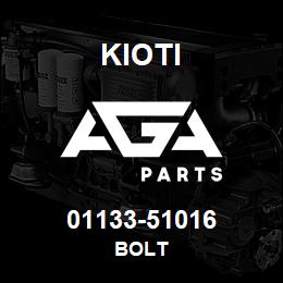 01133-51016 Kioti BOLT | AGA Parts
