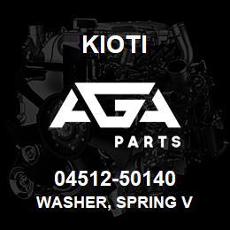 04512-50140 Kioti WASHER, SPRING V | AGA Parts