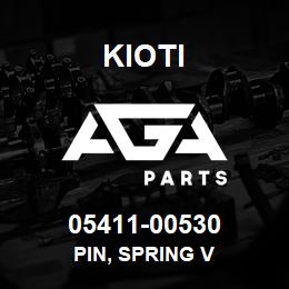 05411-00530 Kioti PIN, SPRING V | AGA Parts