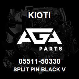 05511-50330 Kioti SPLIT PIN BLACK V | AGA Parts