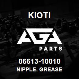 06613-10010 Kioti NIPPLE, GREASE | AGA Parts