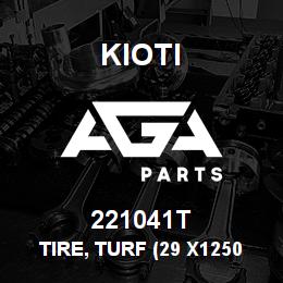 221041T Kioti TIRE, TURF (29 X1250 X15) V | AGA Parts