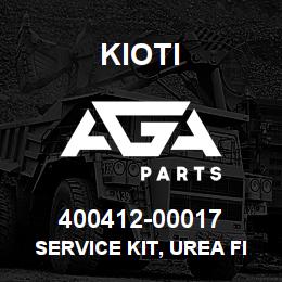 400412-00017 Kioti SERVICE KIT, UREA FILTER V | AGA Parts