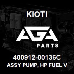 400912-00136C Kioti ASSY PUMP, HP FUEL V | AGA Parts