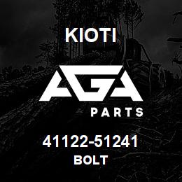 41122-51241 Kioti BOLT | AGA Parts