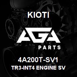 4A200T-SV1 Kioti TR3-INT4 ENGINE SV | AGA Parts