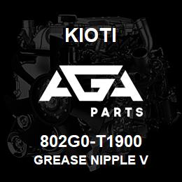 802G0-T1900 Kioti GREASE NIPPLE V | AGA Parts