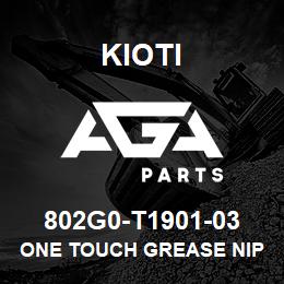 802G0-T1901-03 Kioti ONE TOUCH GREASE NIPPLE 90 DEGREES V | AGA Parts