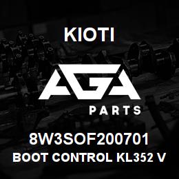 8W3SOF200701 Kioti BOOT CONTROL KL352 V | AGA Parts