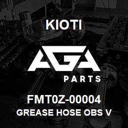 FMT0Z-00004 Kioti GREASE HOSE OBS V | AGA Parts