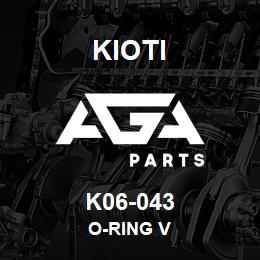 K06-043 Kioti O-RING V | AGA Parts