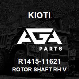 R1415-11621 Kioti ROTOR SHAFT RH V | AGA Parts