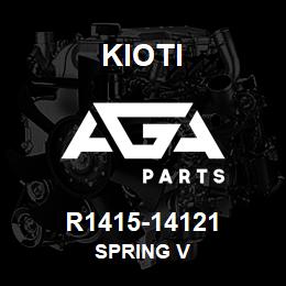 R1415-14121 Kioti SPRING V | AGA Parts