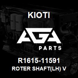 R1615-11591 Kioti ROTER SHAFT(LH) V | AGA Parts