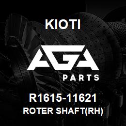R1615-11621 Kioti ROTER SHAFT(RH) | AGA Parts