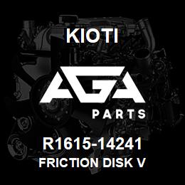 R1615-14241 Kioti FRICTION DISK V | AGA Parts