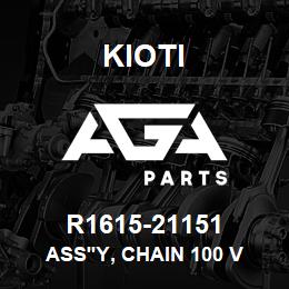R1615-21151 Kioti ASS'Y, CHAIN 100 V | AGA Parts