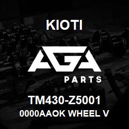 TM430-Z5001 Kioti 0000AAOK WHEEL V | AGA Parts