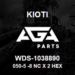 WDS-1038890 Kioti 050-5 -8 NC X 2 HEX FLANGED SCREW GR8 | AGA Parts