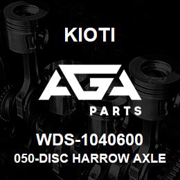 WDS-1040600 Kioti 050-DISC HARROW AXLE - 1-1 -8 X 40.25 | AGA Parts