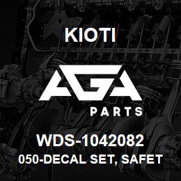 WDS-1042082 Kioti 050-DECAL SET, SAFETY | AGA Parts